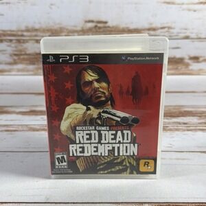 Red Dead Redemption PS3 2010 Map & Manual Tested